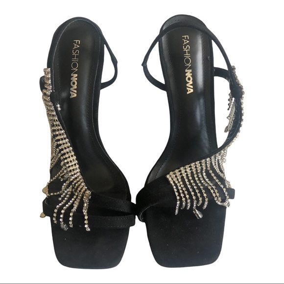 Falling For You Rhinestone Heels - Picture 3 of 5